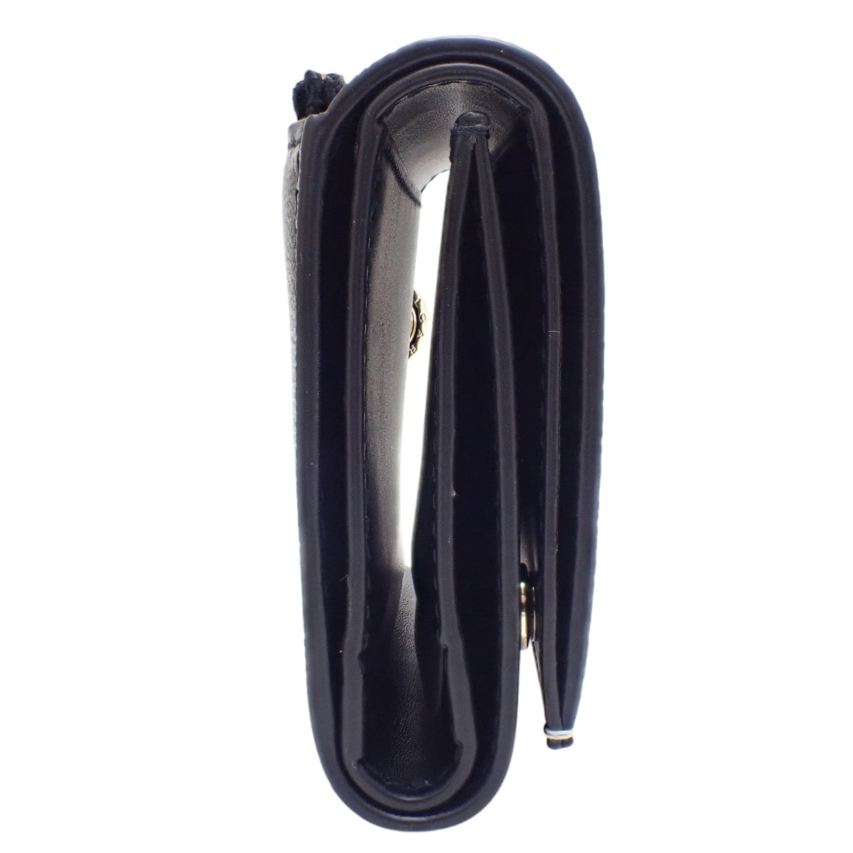 B.zero1 Trifold Wallet, Leather, White/Black, 289148