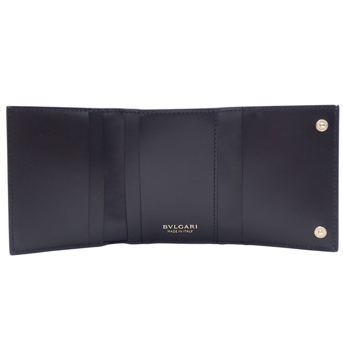 B.zero1 Trifold Wallet, Leather, White/Black, 289148