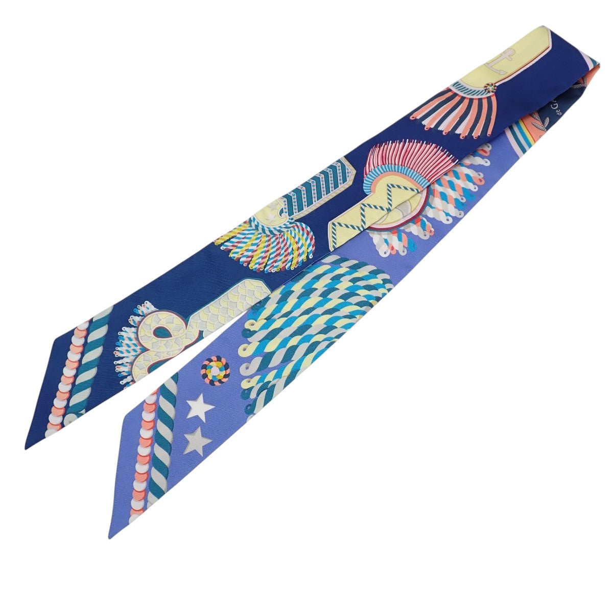 EPAULETTES 式典肩章 ツイリー シルク マリン ジョーヌ パール ミヨゾティス