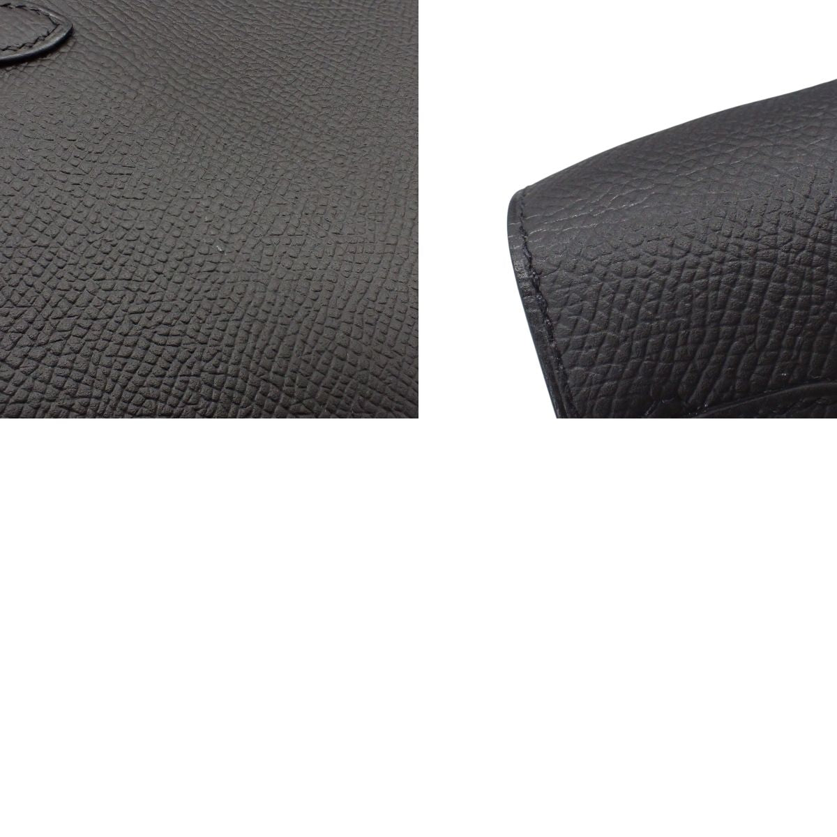 ケリーウォレットトゥーゴー ヴォーエプソン ブラック ゴールド金具 U刻印
