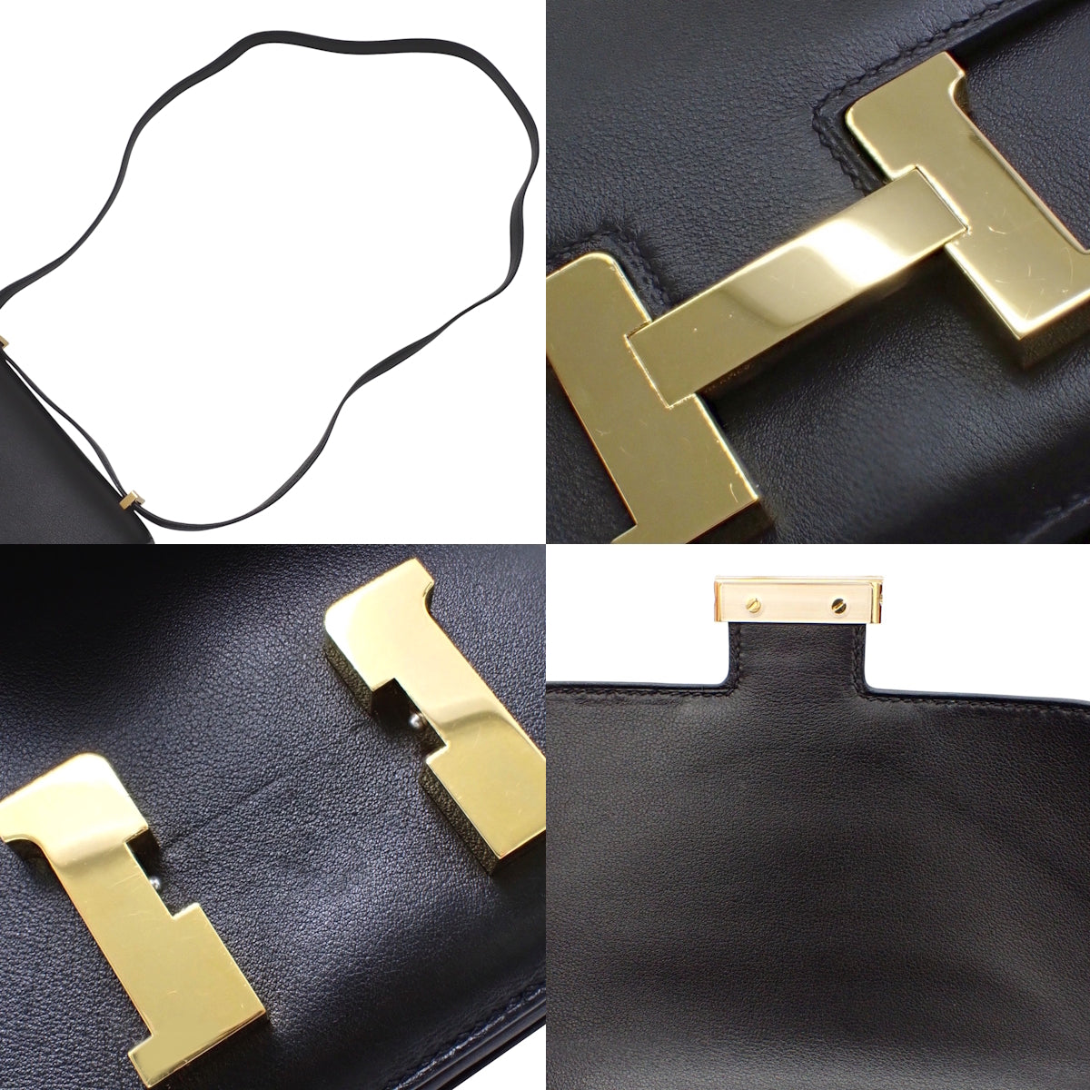 コンスタンス3 ミニ ヴォースイフト ブラック ゴールド金具 X刻印