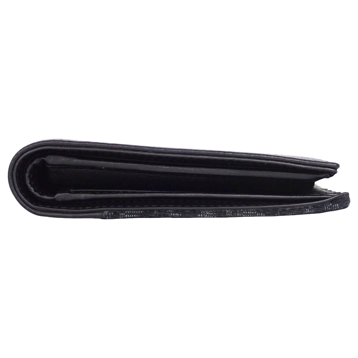 Saddle ウォレット コインケース付き レザー ディオール オブリーク ジャカード ブラック 2ADBC306YKS_H03E