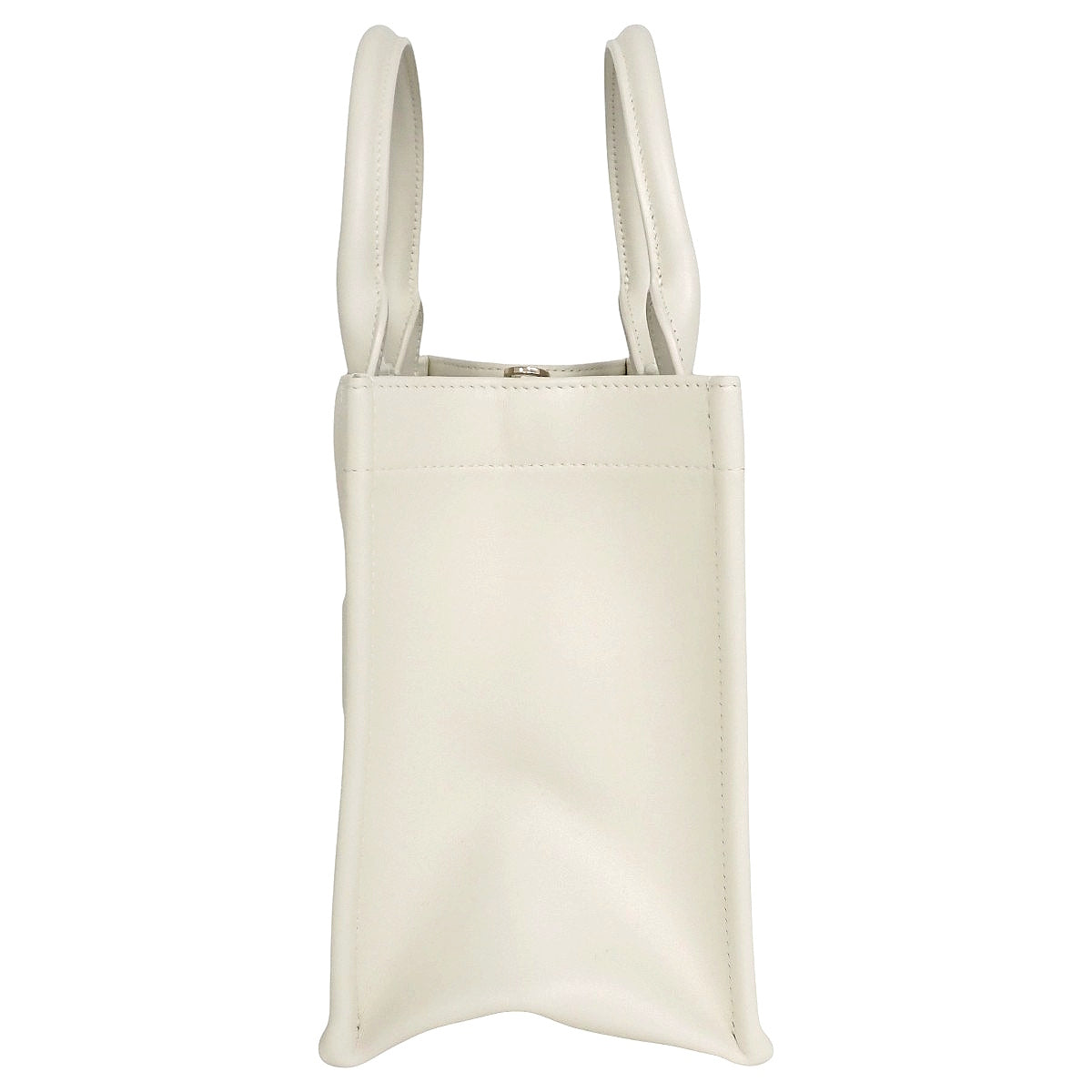 マイクロカナージュ Dior Book Tote バッグ スモール カーフスキン ホワイト M1325OWHP_M030