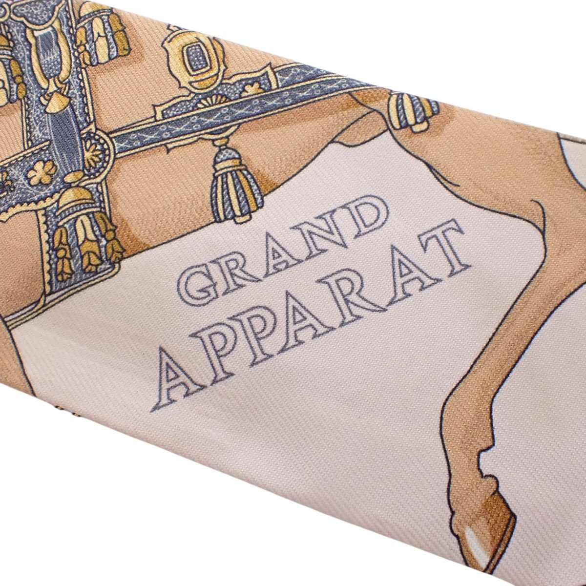 GRAND APPARAT グラン・アパラ ツイリー シルク ローズ・ナークル ゴールド アントラシト H061364S 03