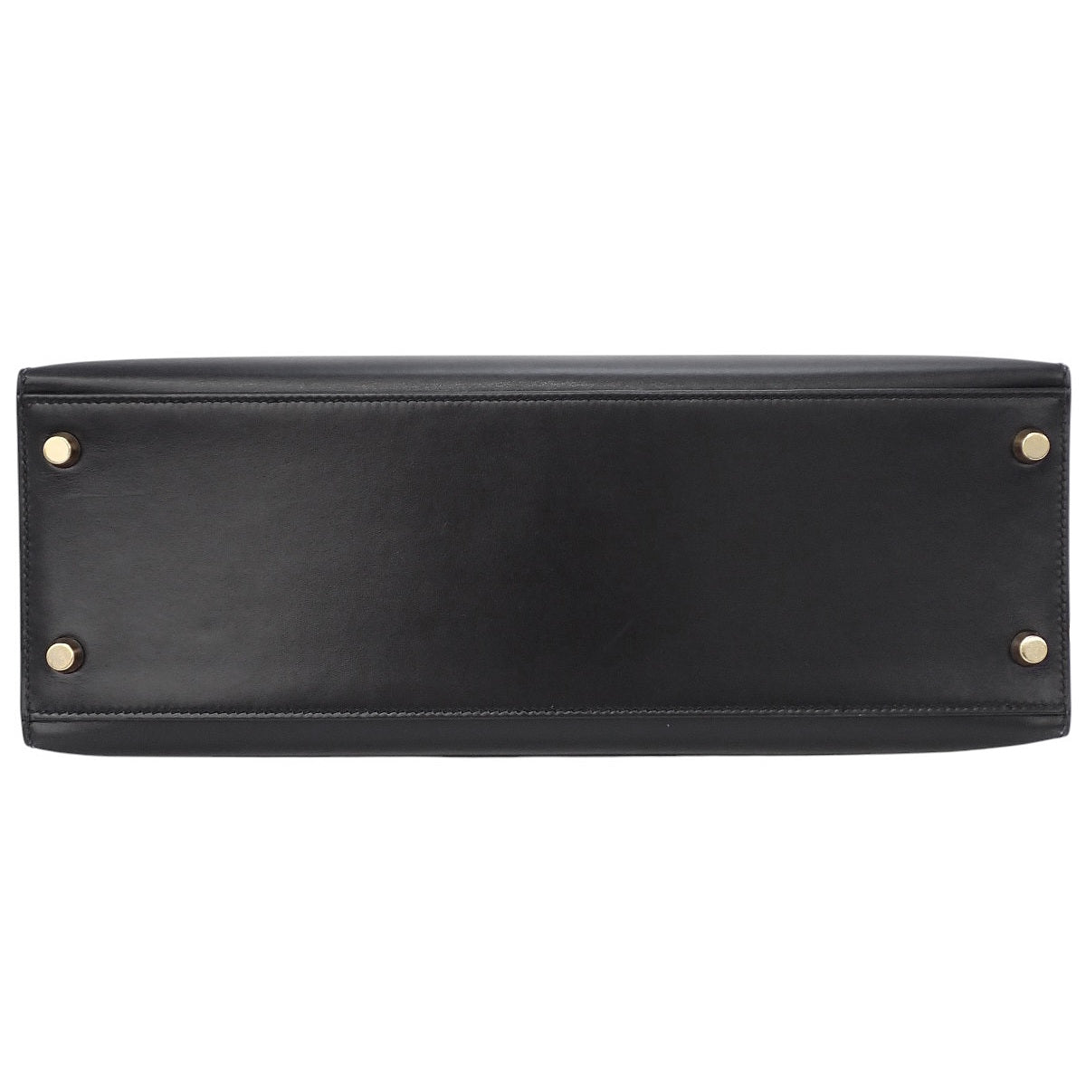 Kelly 32 (Outside Stitched) Box Calfskin Black Gold Hardware □C Stamp