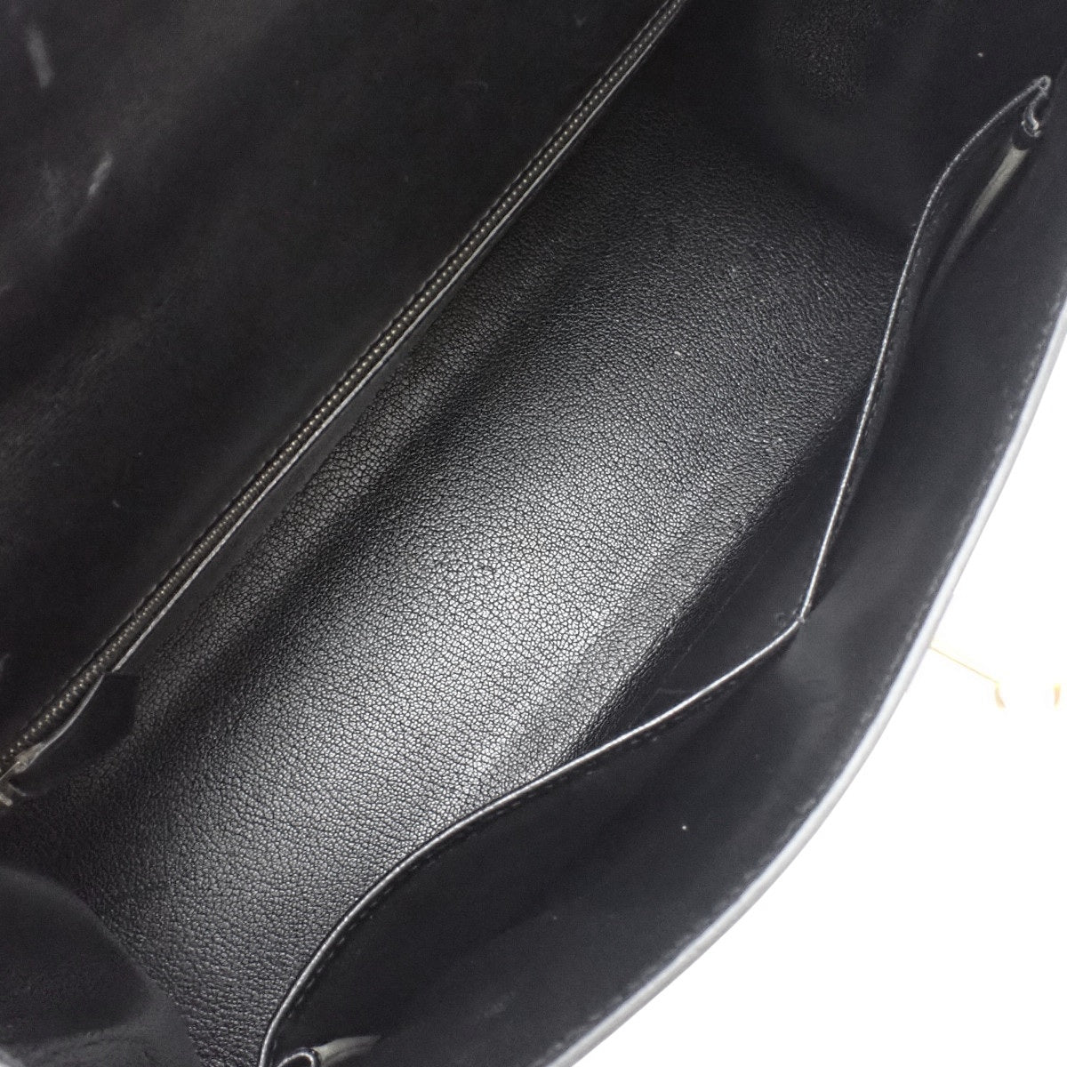 Kelly 32 (Outside Stitched) Box Calfskin Black Gold Hardware □C Stamp