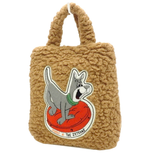 Gucci Children's Patched Handbag, Wool, Brown, 752175, Tote, The Jetsons, Kids Line, Dog.