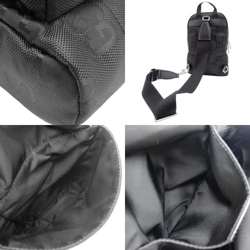 Off-the-Grid Sling Bag in GG Canvas, Black, 658631.  Crossbody, shoulder, and over-the-shoulder bag. Jumbo GG.