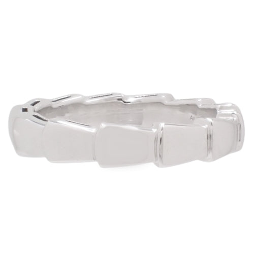 [2022 Warranty] Serpenti Viper Ring 349679 (Current as of June 2024) 18K White Gold WG Accessory Jewelry Size 10 (50)