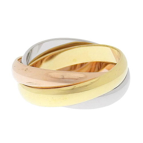 Trinity Ring Small Model, White Gold (K18WG), Pink Gold (K18PG), Yellow Gold (K18YG), Accessory, Jewelry, 3-band, Triple Band