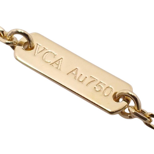 Vintage Alhambra Mother-of-Pearl Pendant (VCARA45900) (Current as of September 2024) in 18K Yellow Gold with Clover Motif