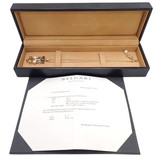 Allegra Necklace Pearl/Diamond/Tourmaline/Citrine/Peridot/Topaz/Amethyst 18K Yellow Gold YG Accessory Jewelry