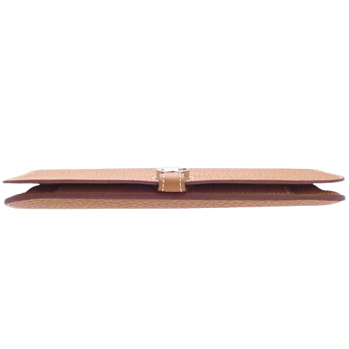 Dogon Duo Taurillon Clemence leather with palladium hardware and gold W stamp