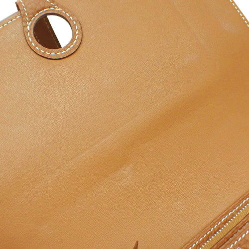 Dogon Duo Taurillon Clemence leather with palladium hardware and gold W stamp
