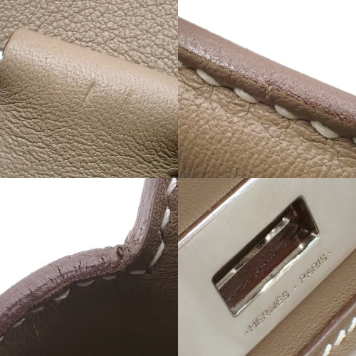 ツールボックス 20 スイフト パラジウム金具 エトープ/エトゥープ シルバー金具 X刻印