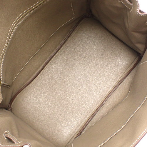 Birkin 35厘米 Togo 象牙白/象牙白 金色金属配件 印章