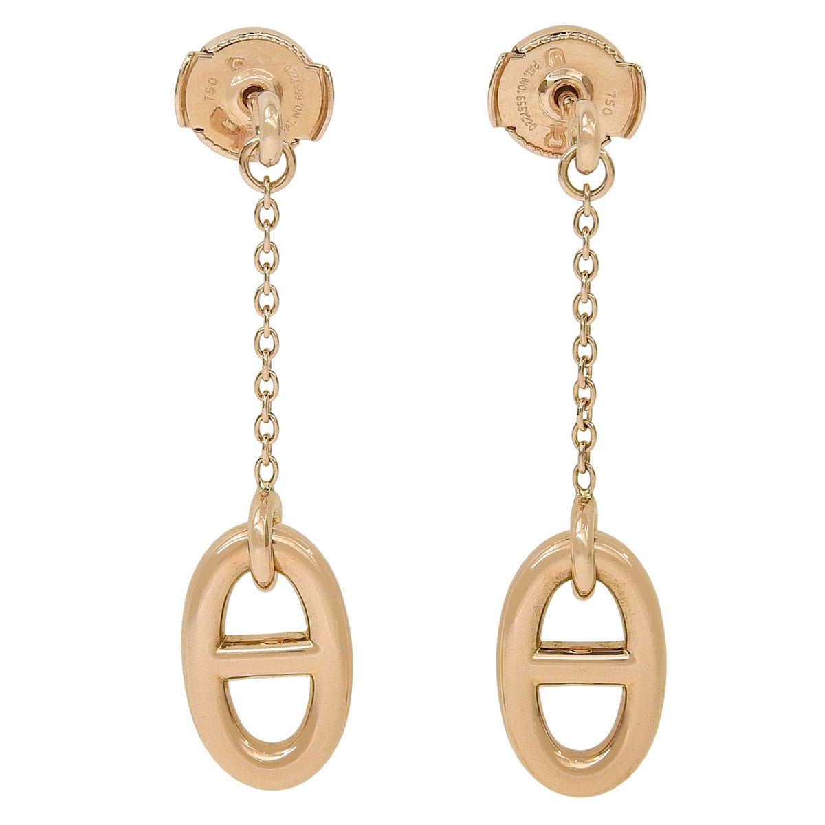 Chaine d'Ancre Farandole 18K 玫瑰金耳环