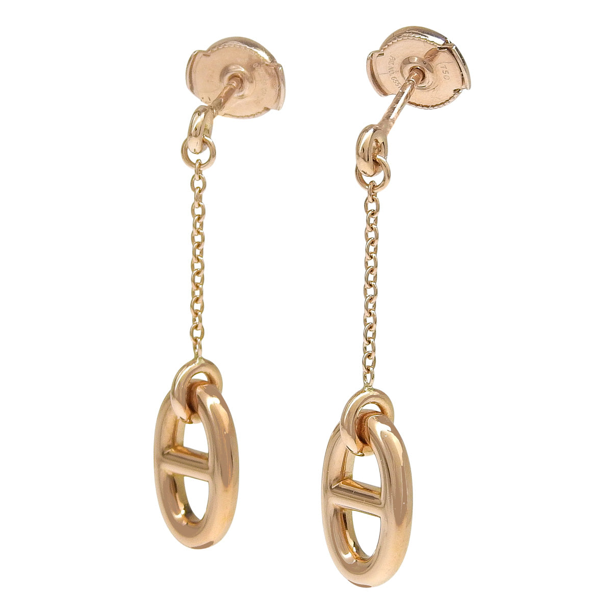 Chaine d'Ancre Farandole 18K 玫瑰金耳环