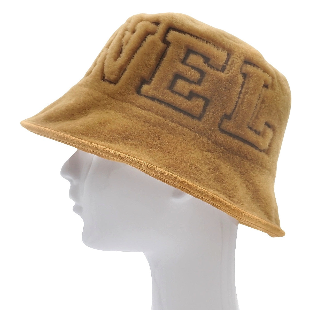 ココネージュ リバーシブルバケットハット ファー スウェード/スエード ムートン 24N刻印