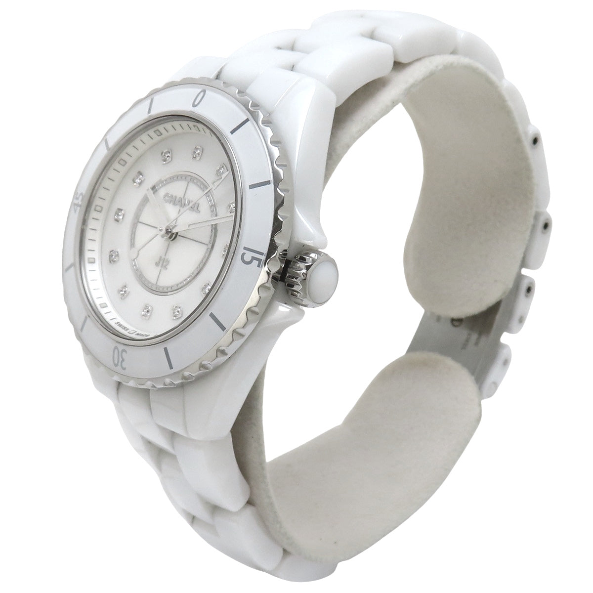 H5704 J12 33MM CE Ceramic Quartz White