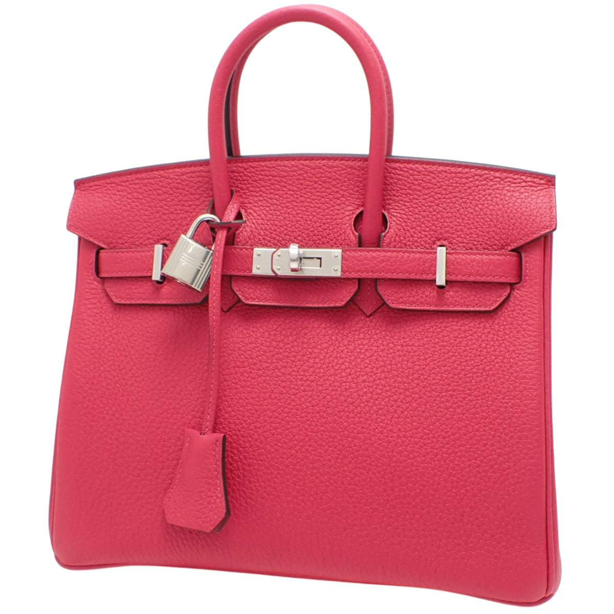 【未使用】バーキン25 トゴ パラジウム金具 ローズメキシコ シルバー金具 Ｗ刻印