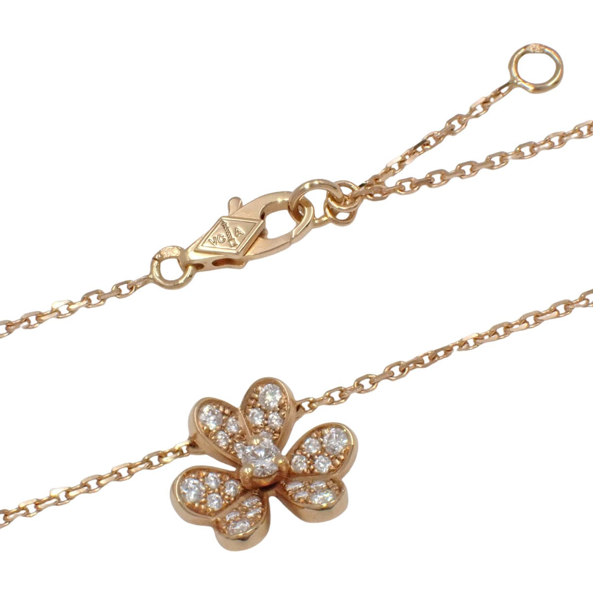 Frivole 吊坠，迷你款，钻石，18K 玫瑰金