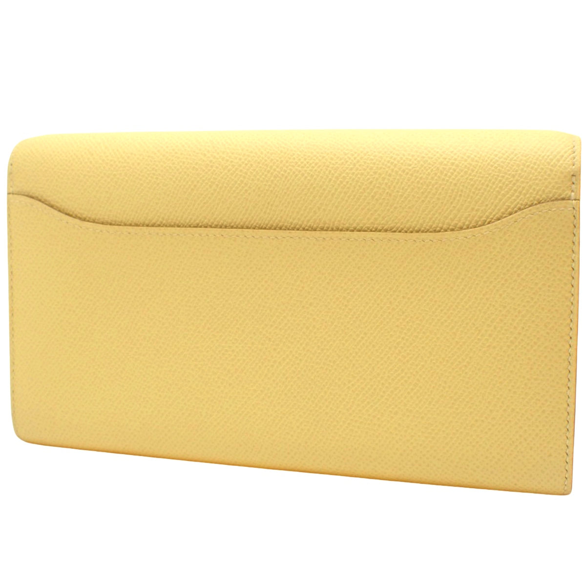 Constance Long To-Go Epsom Leather Jaune Poussin Gold Hardware Z Stamp