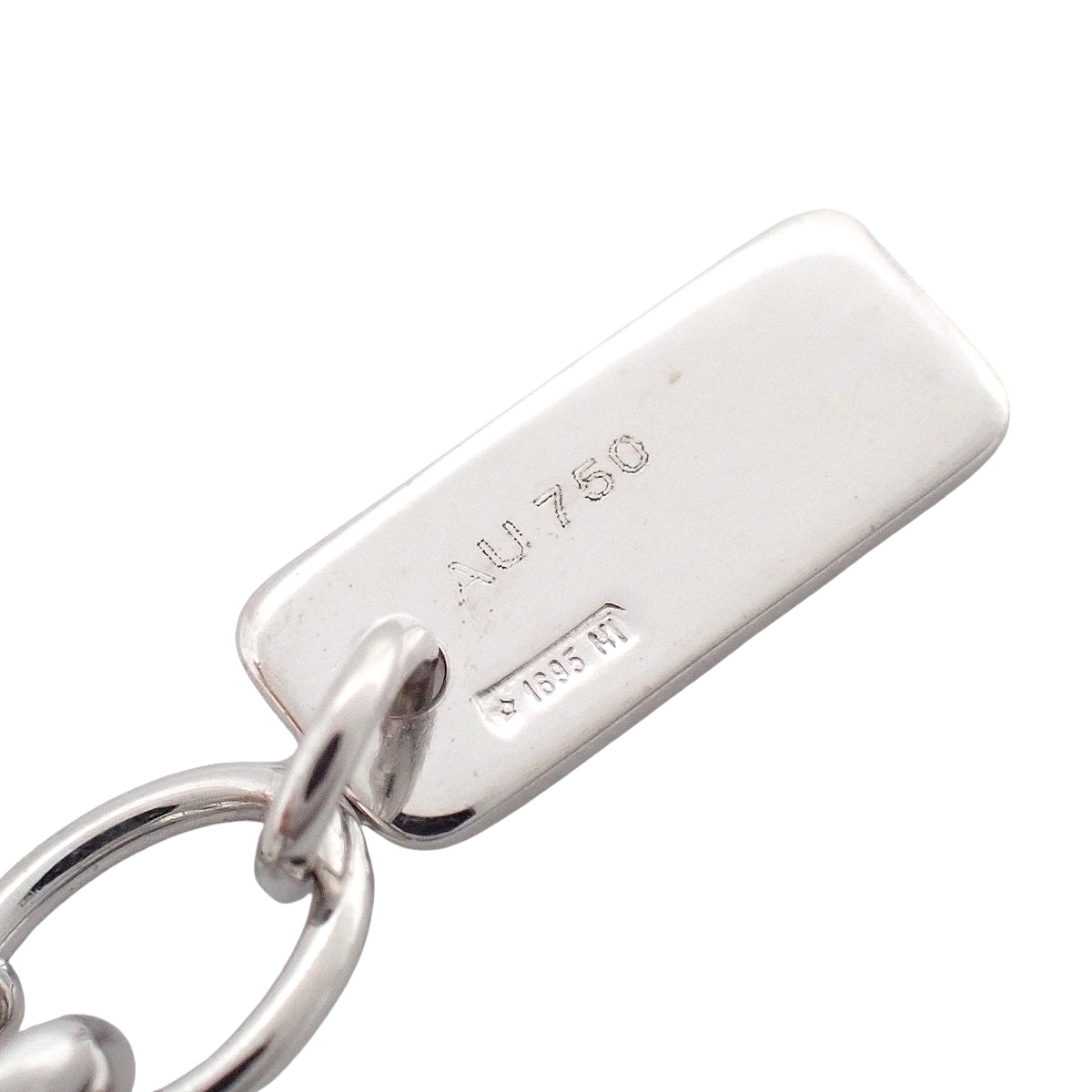 アイコンアモール ネックレス ダイヤモンド ホワイトゴールド K18WG 5.5g