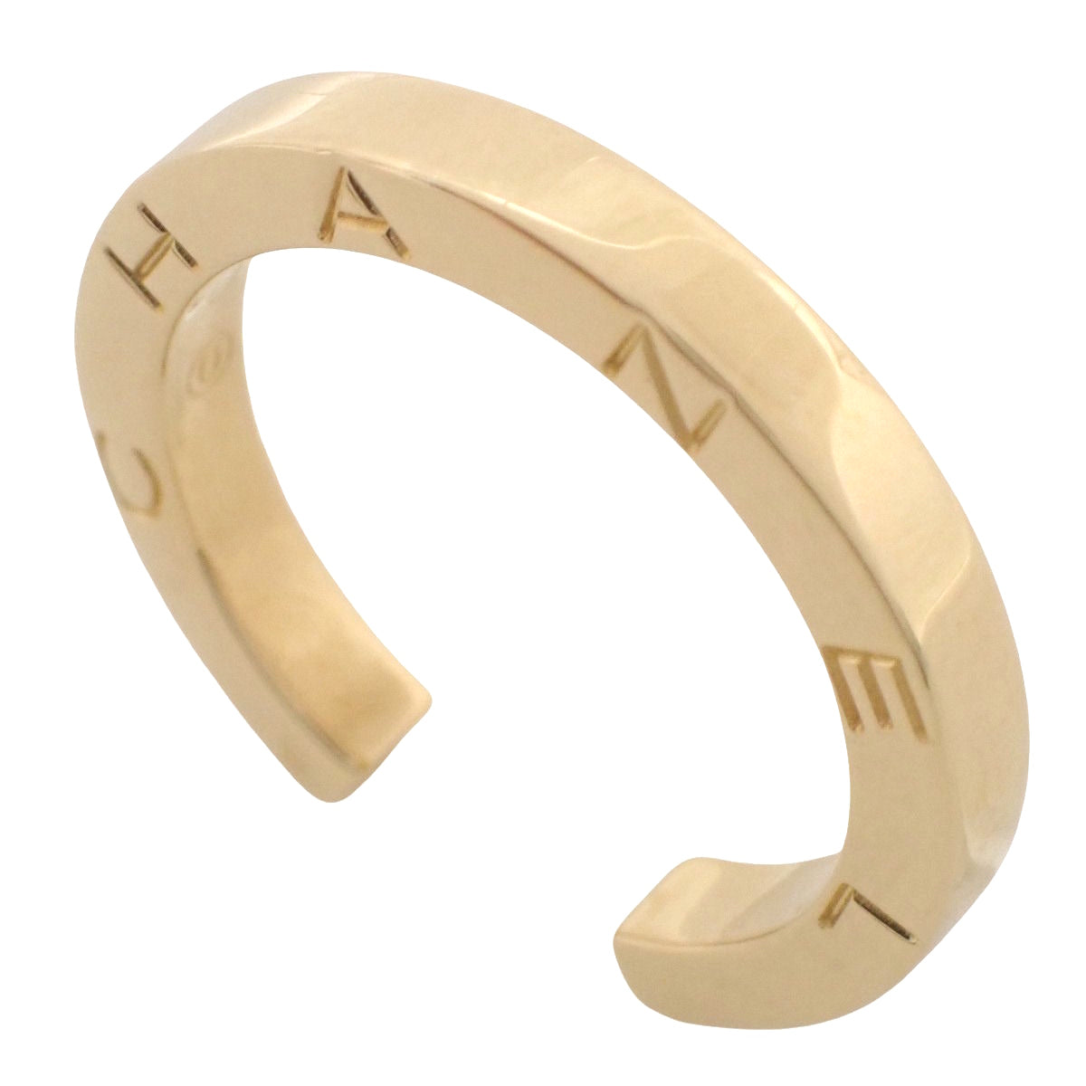 C Signature Small Ring Yellow Gold K18YG 5.6g