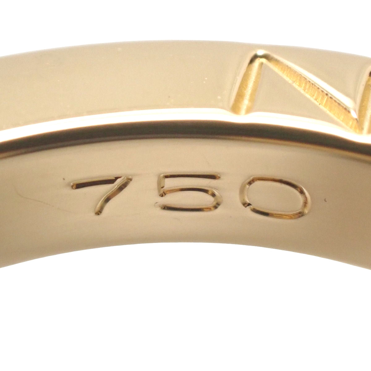 C Signature Small Ring Yellow Gold K18YG 5.6g