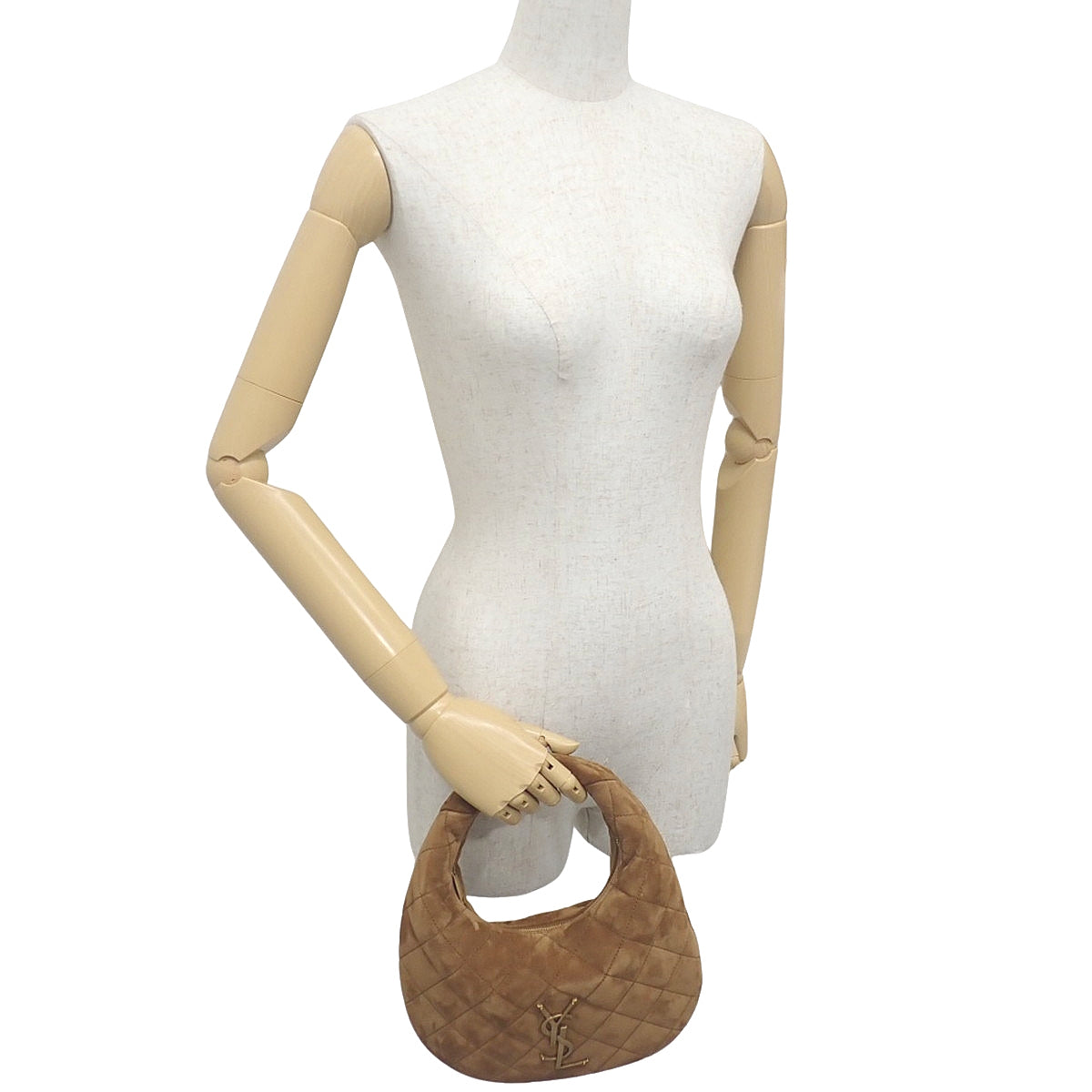 Icarino 绗缝绒面革 焦糖干邑色 8516891U8072916