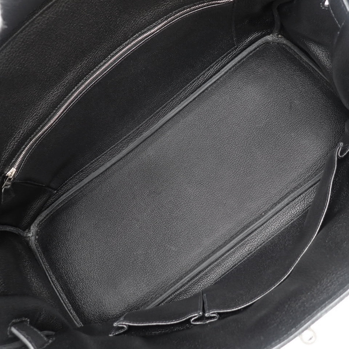 ショルダーバーキン トゴ ブラック シルバー金具 □M刻印