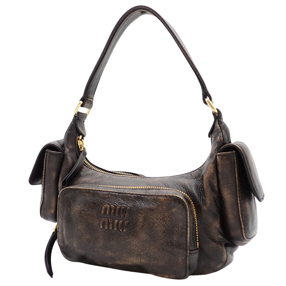 ポケット バッグ ナッパレザー ダークブラウン 5BC188_AF8T_F0201_V_OOO