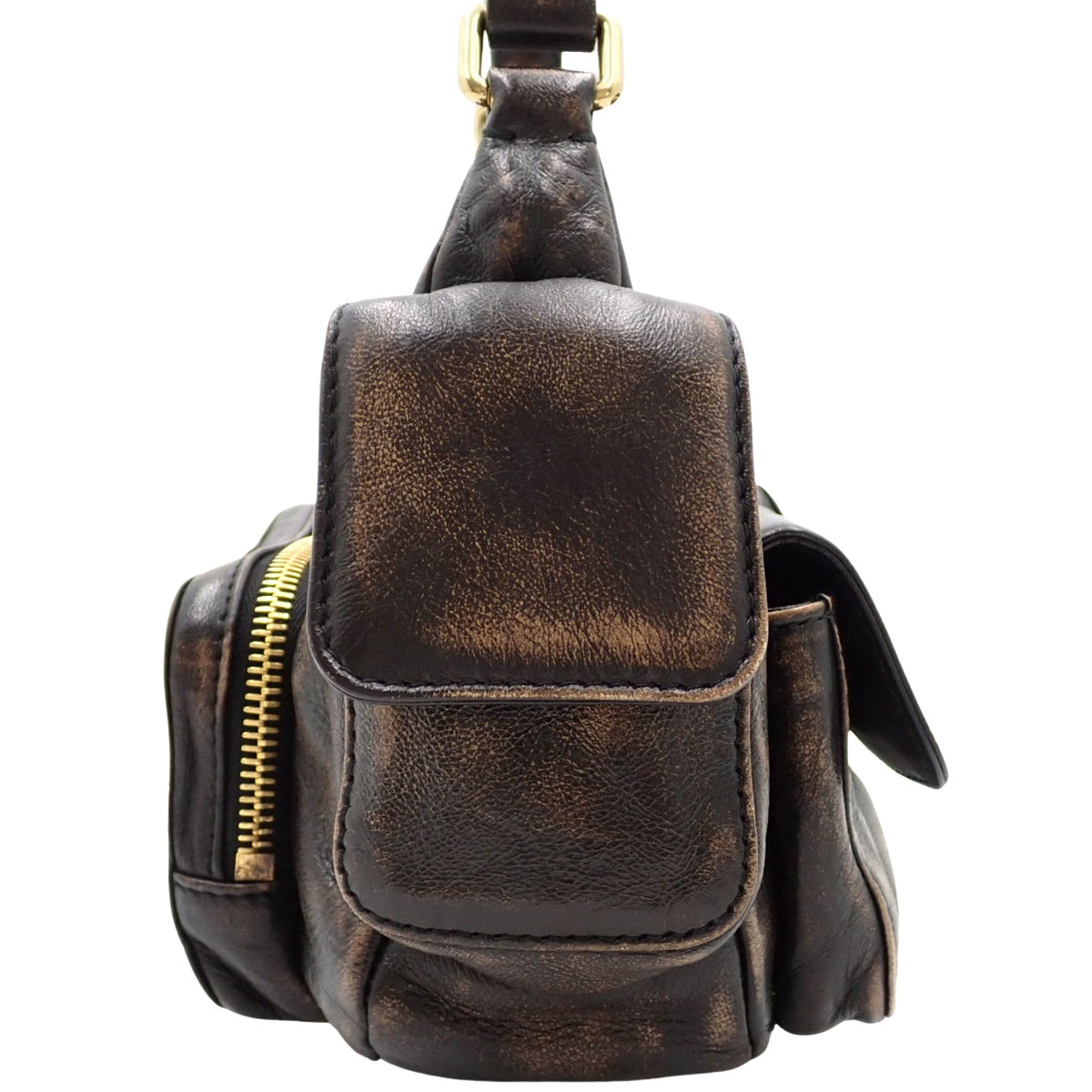 ポケット バッグ ナッパレザー ダークブラウン 5BC188_AF8T_F0201_V_OOO