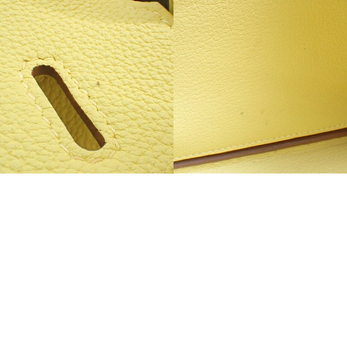 Birkin 25 Togo Jaune Poussin 金色五金 Z 字印记