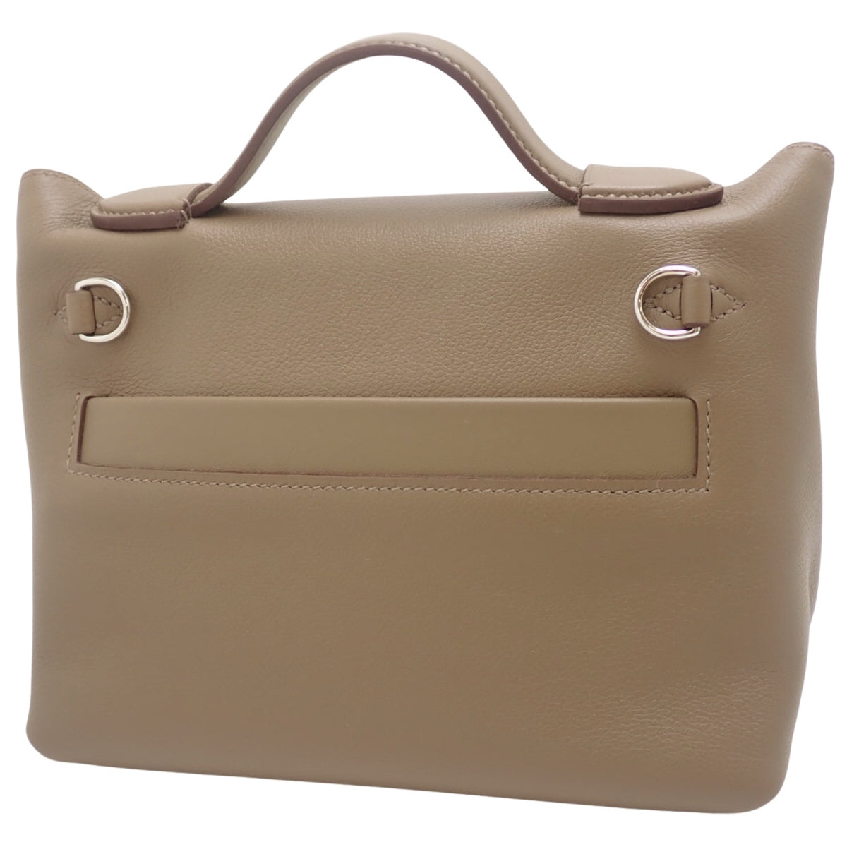 サック ヴァンキャトルミニ21 エバーカラー スイフト エトゥープ/エトープ シルバー金具 U刻印