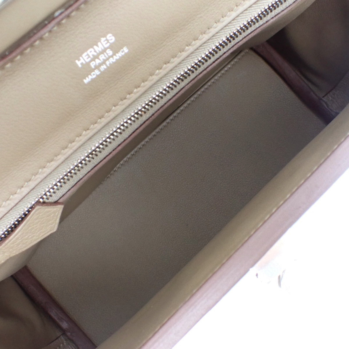 サック ヴァンキャトルミニ21 エバーカラー スイフト エトゥープ/エトープ シルバー金具 U刻印