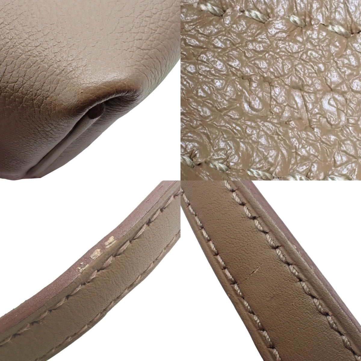 サック ヴァンキャトルミニ21 エバーカラー スイフト エトゥープ/エトープ シルバー金具 U刻印