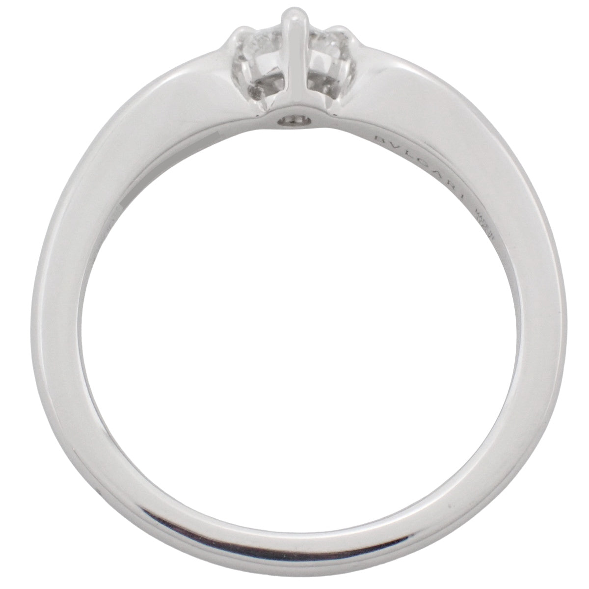 Dedicata a Venezia ring with diamonds in platinum Pt950, 5.3g