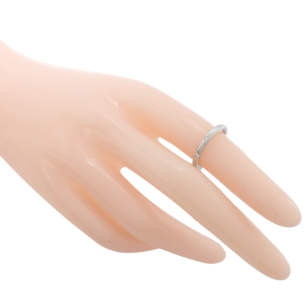 Fedi Ring Diamond Platinum Pt950 3.5g