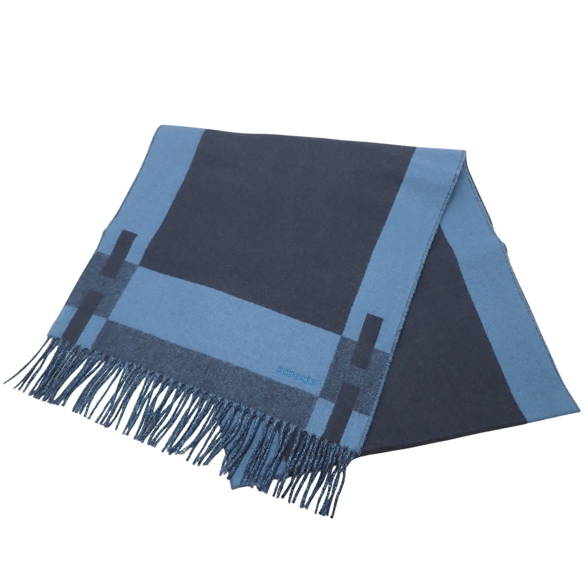 Hパッサン カシミヤ ブルー・テュルカン マリン