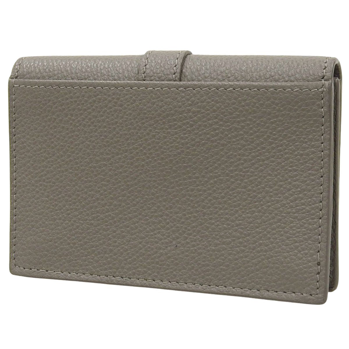 YSLライン カードケース レザー グレー 613536