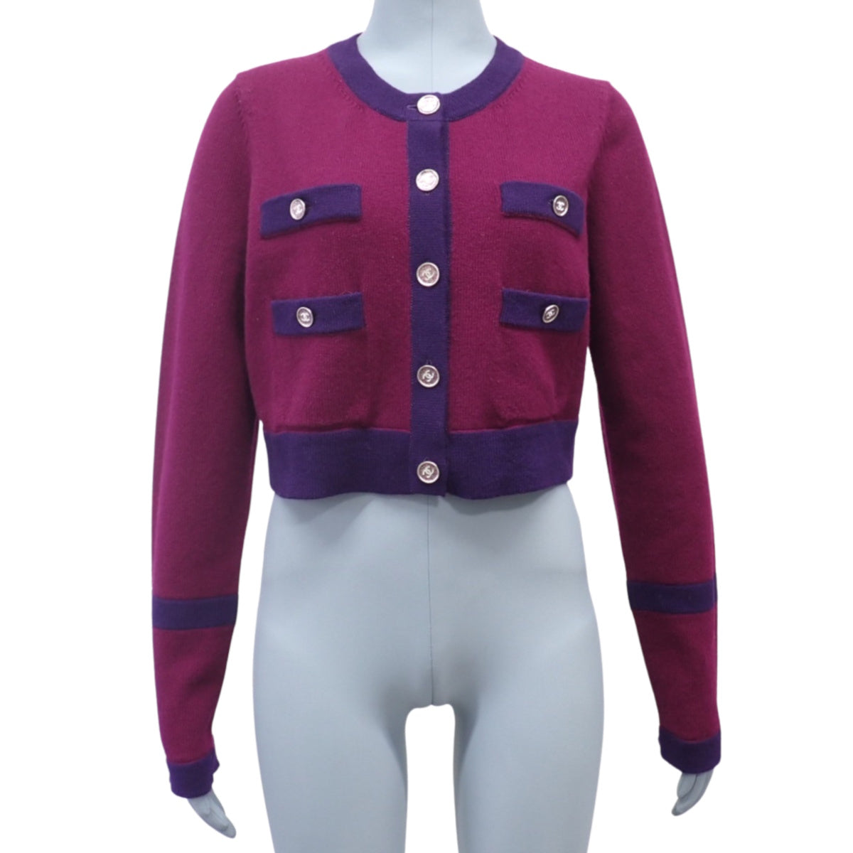 クロップド丈 カーディガン 40 P75