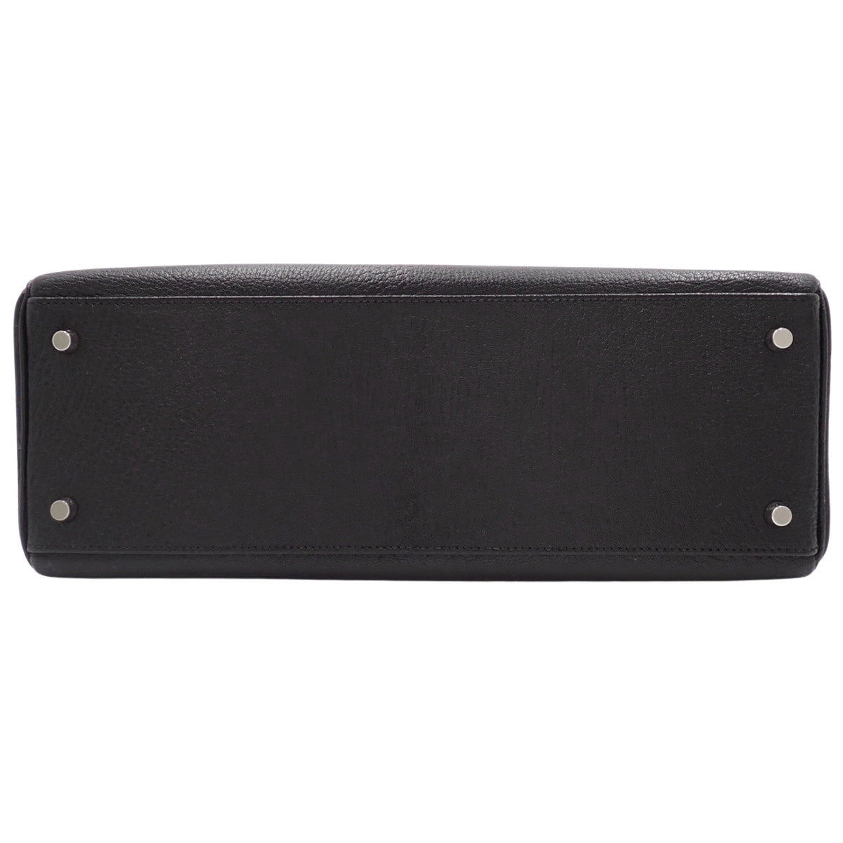 ケリー35 (内縫い) シェブルミゾル パラジウム金具 ブラック シルバー金具 □H刻印