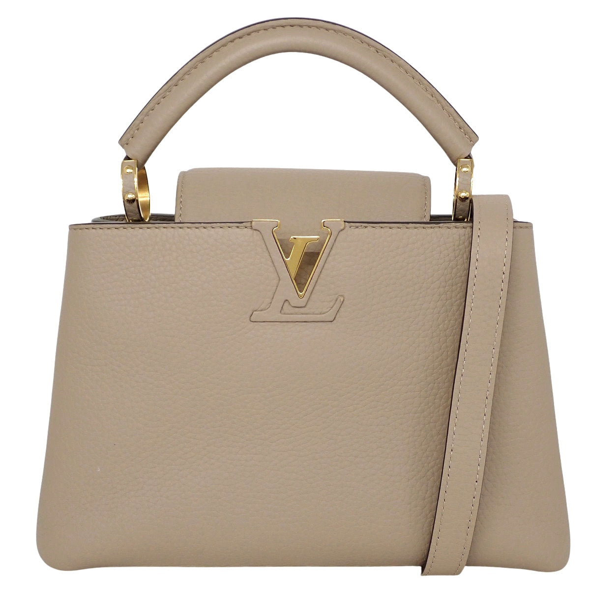 Capucines BB Taurillon Leather Galet M94634