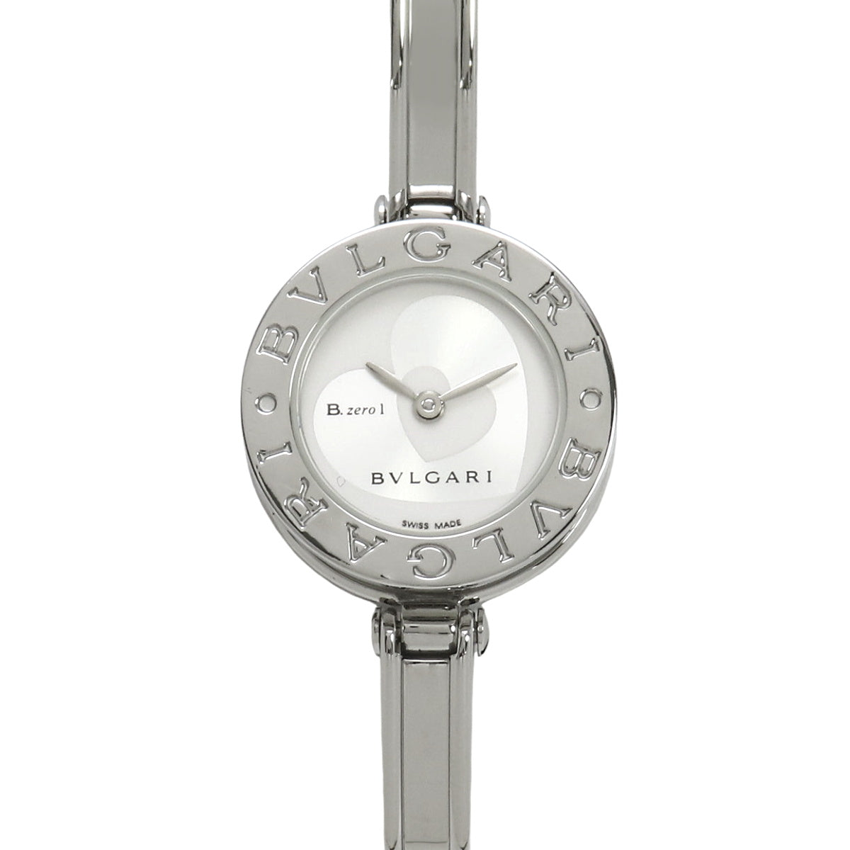 B.zero1 BZ22S SS Stainless Steel Quartz Heart Silver