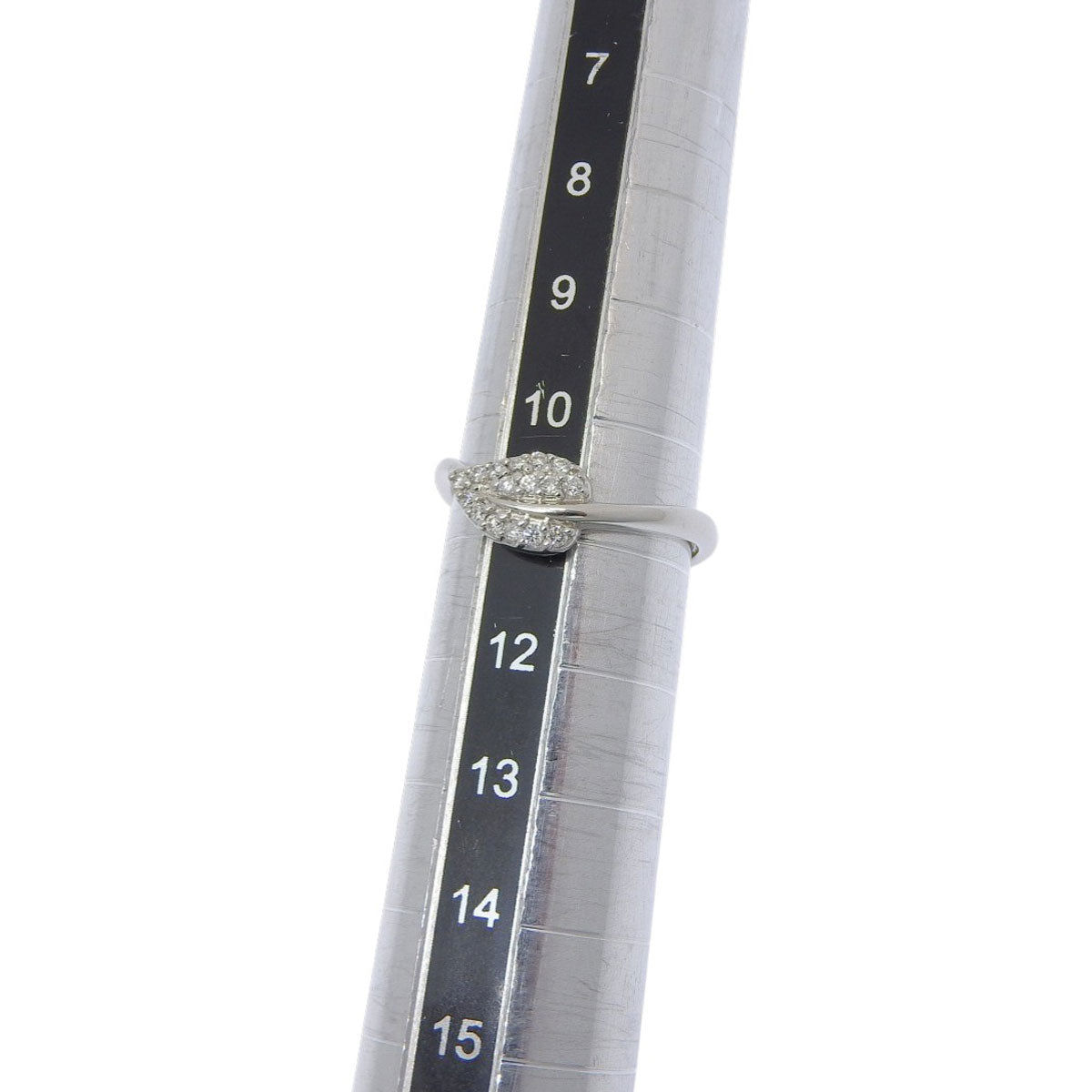 リーフリング ダイヤモンド D0.15 プラチナ Pt950 3.5g