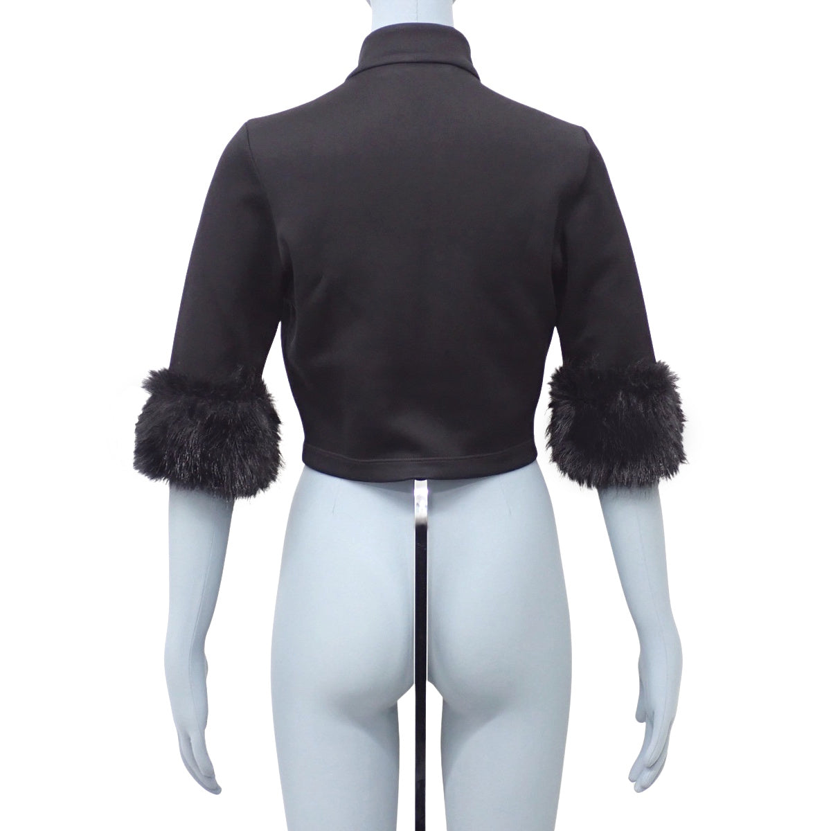 2024 XS 拉链毛皮短款夹克