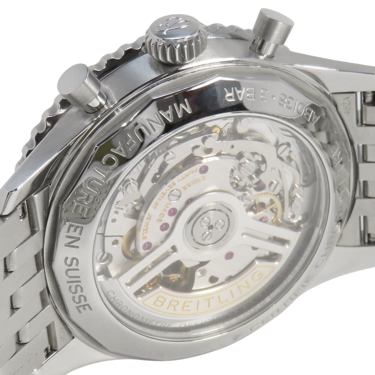 Navitimer B01 计时码表 AB0138 不锈钢自动上链蓝色