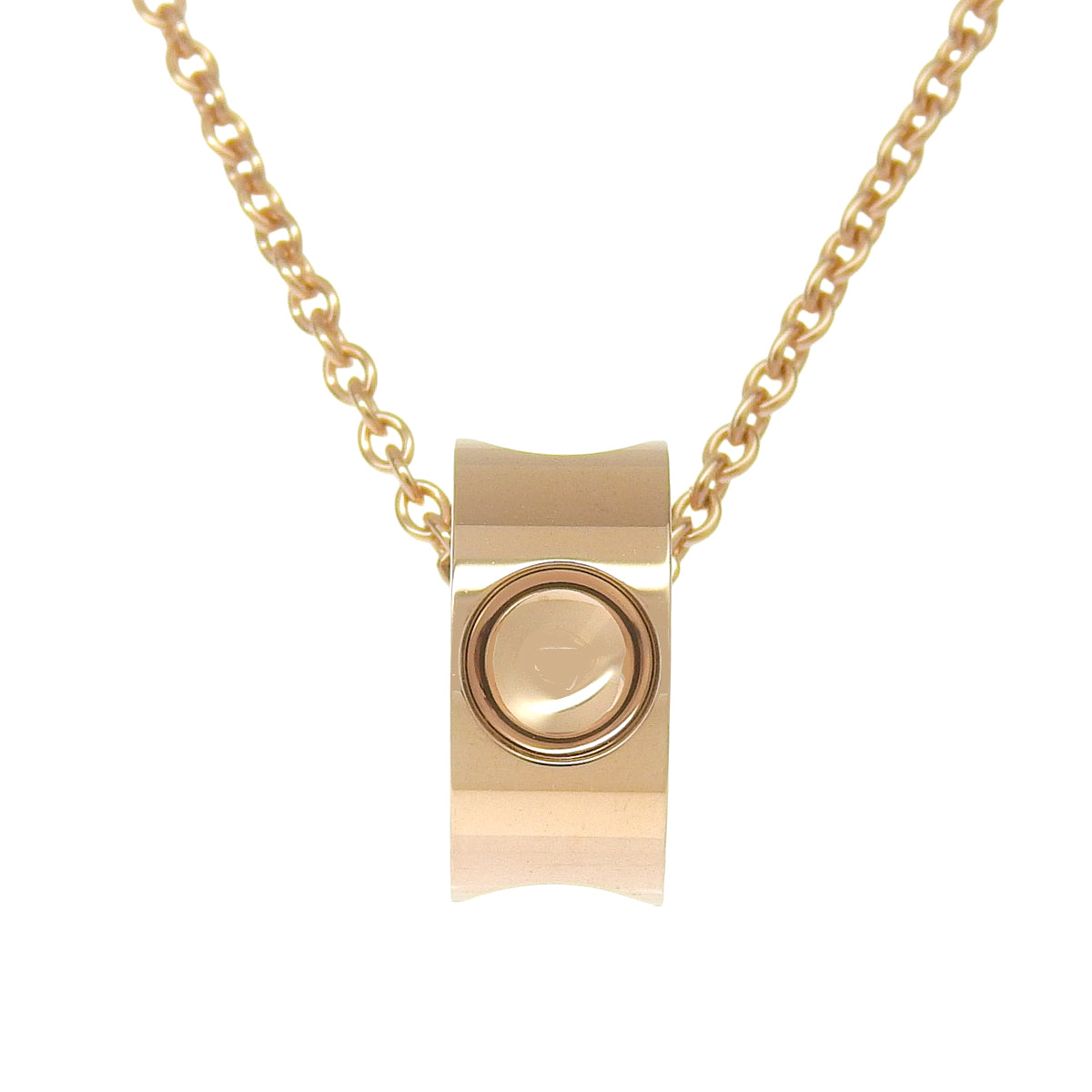 パンダンティフ アンプラント ネックレス ダイヤモンド ピンクゴールド K18PG